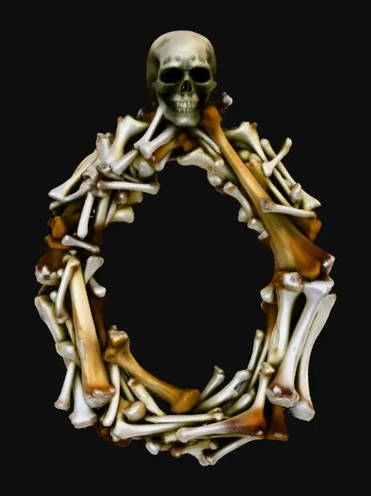 3D model for Bone Wreath