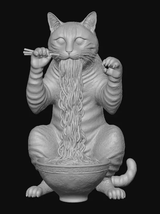 3D model for Noodle Whiskers