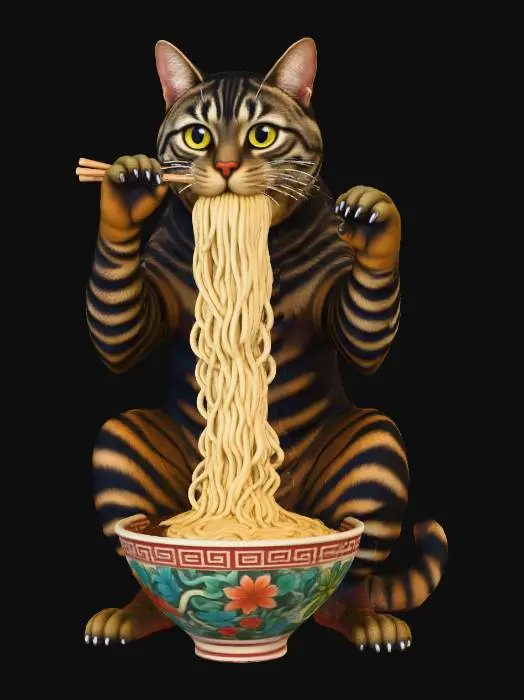 3D model for Noodle Whiskers