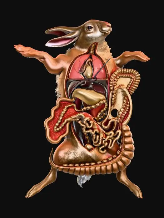 3D model for Anatomy of a Rabbit