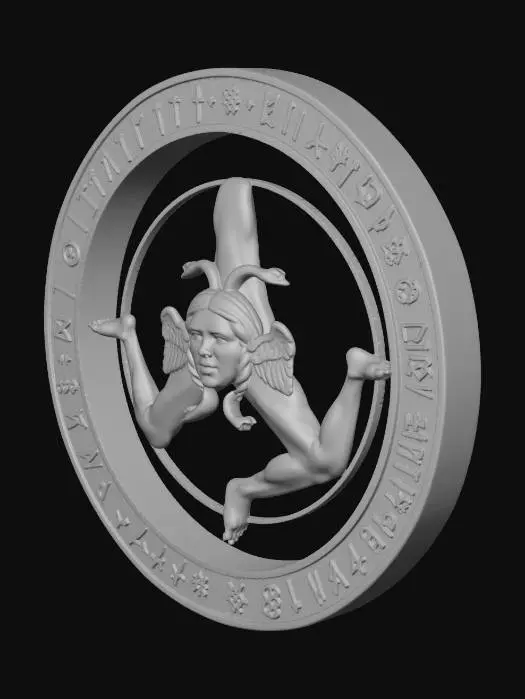 3D model for Triskelion