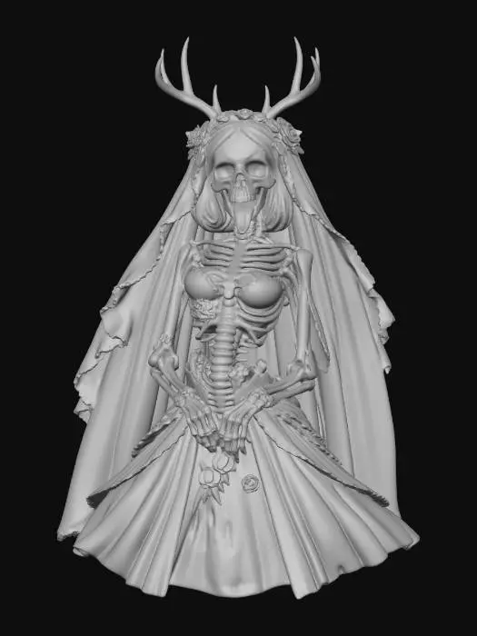3D model for bone bride