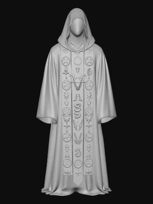 3D model for Dark Costume