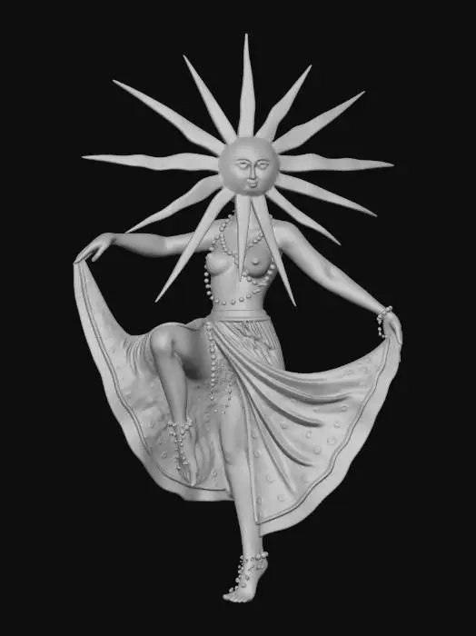 3D model for Sun Dancer