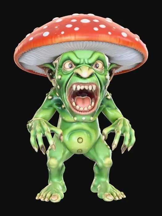 3D model for Mushroom Goblin