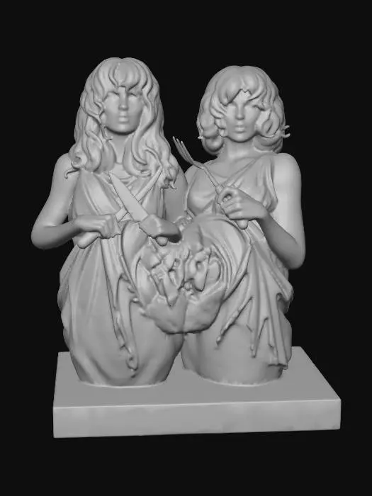 3D model for 2 sisters