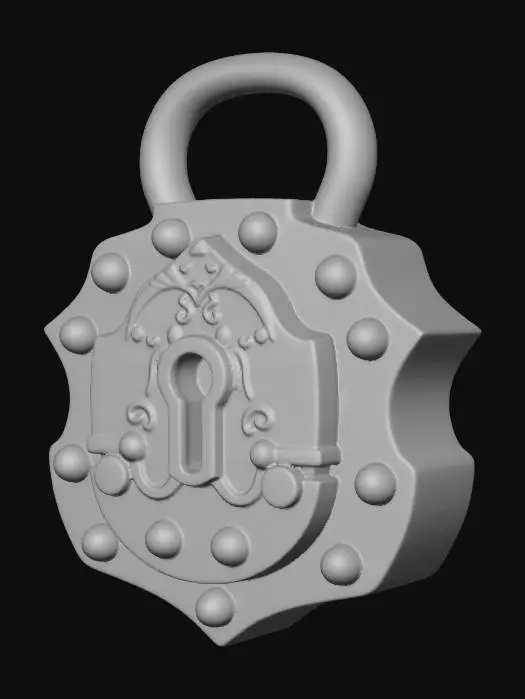 3D model for cadeado 1a