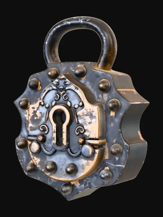 3D model for cadeado 1a