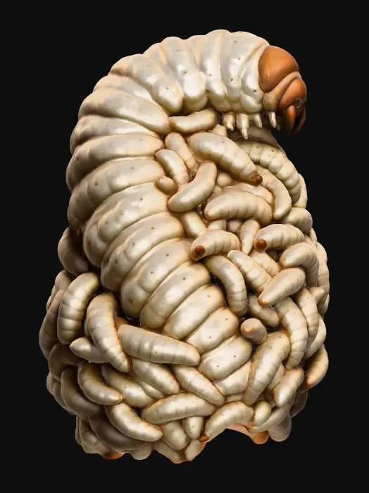 3D model for Mealworm Heap