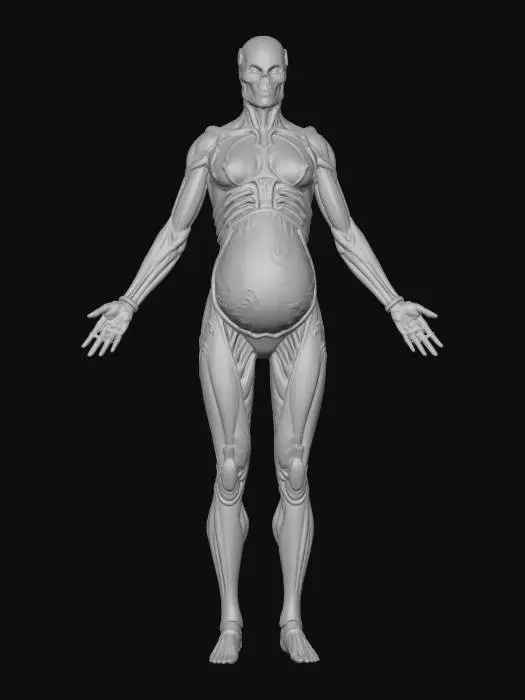 3D model for Cyborg Mother