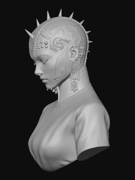 3D model for futurepunk