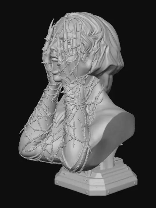 3D model for facecream