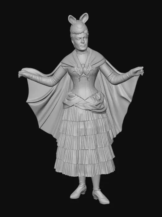 3D model for bat girl