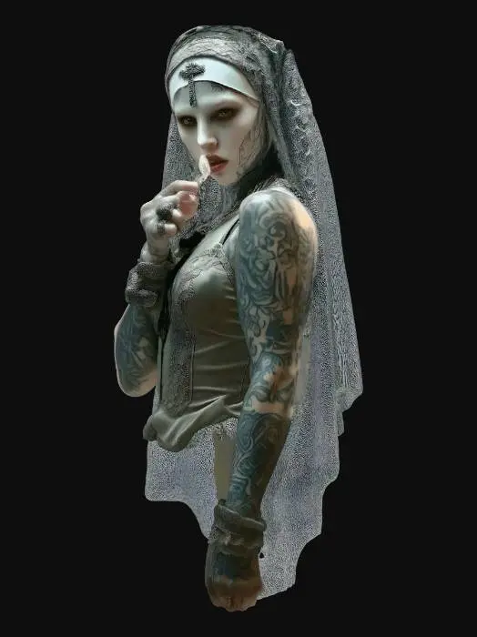 3D model for bad nun