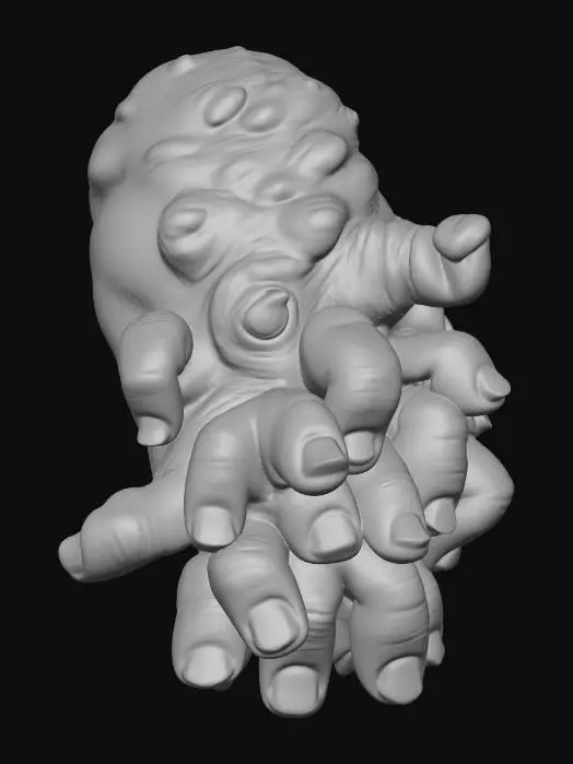 3D model for The Many-Fingered Hand