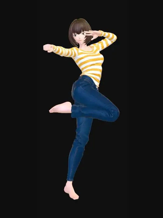 3D model for Graceful Leap