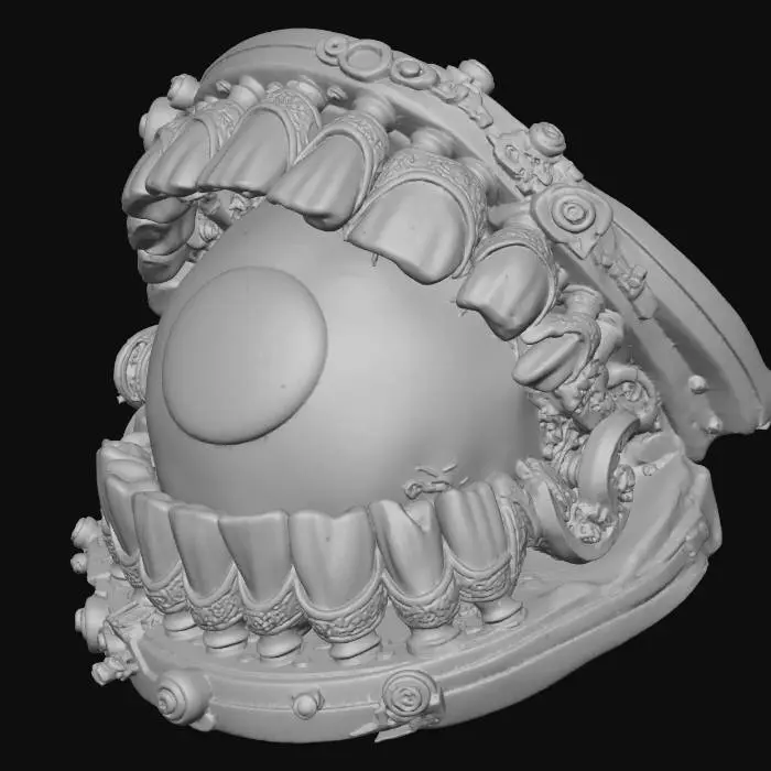 3D model for Teeth and eyes
