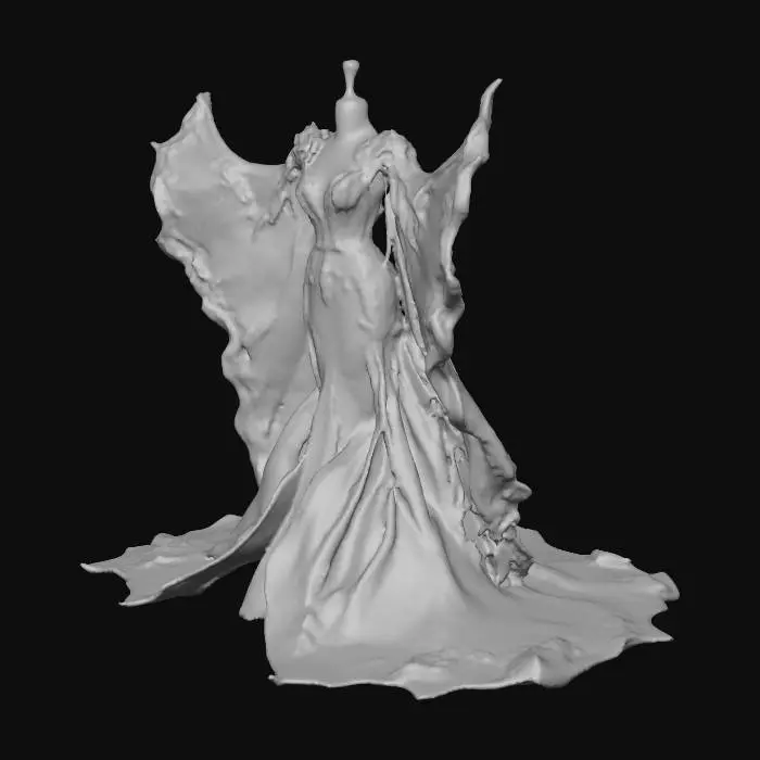 3D model for Villain dress, #villain#