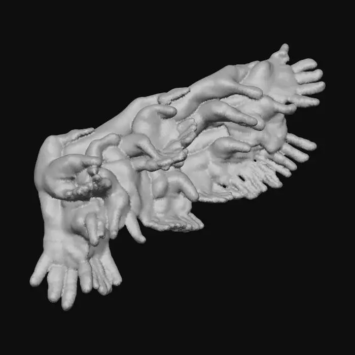 3D model for hands, #Halloween2025#