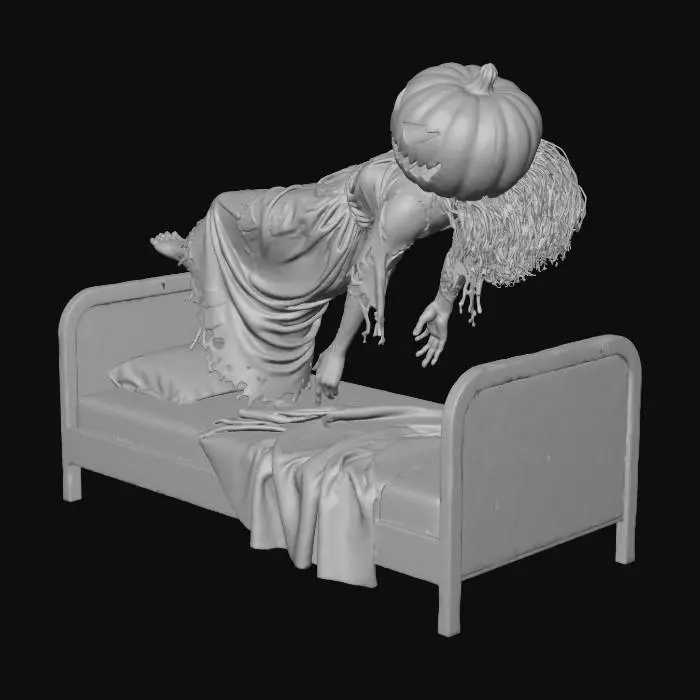 3D model for Halloween Exorcism, #Halloween2025#