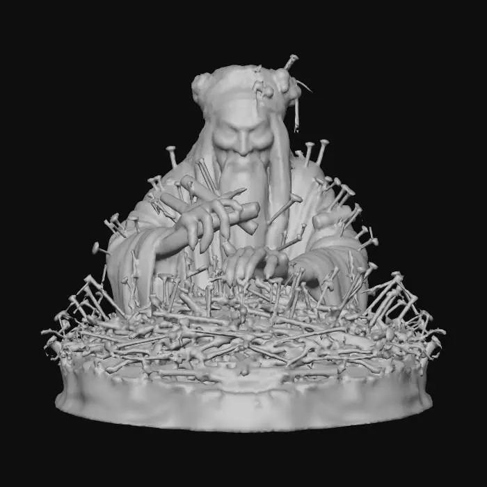 3D model for The Curse, #Halloween2025#,  Sage