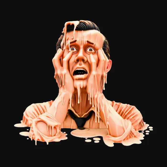 3D model for Melting Anxiety, #Halloween2025#