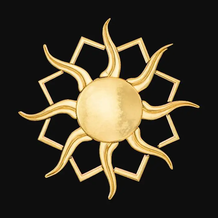 3D model for Radiant Medallion