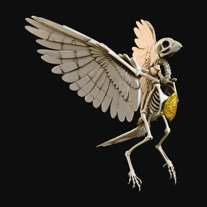 3D model for Bone Bird