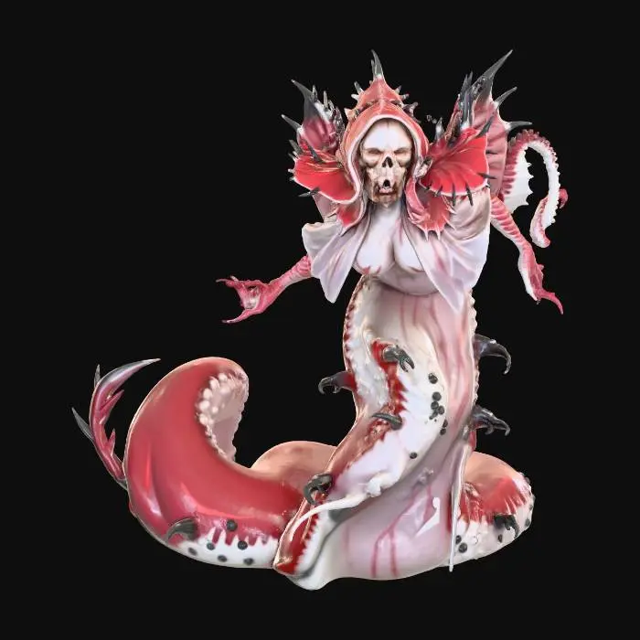 3D model for Hooded Serpent Wraith