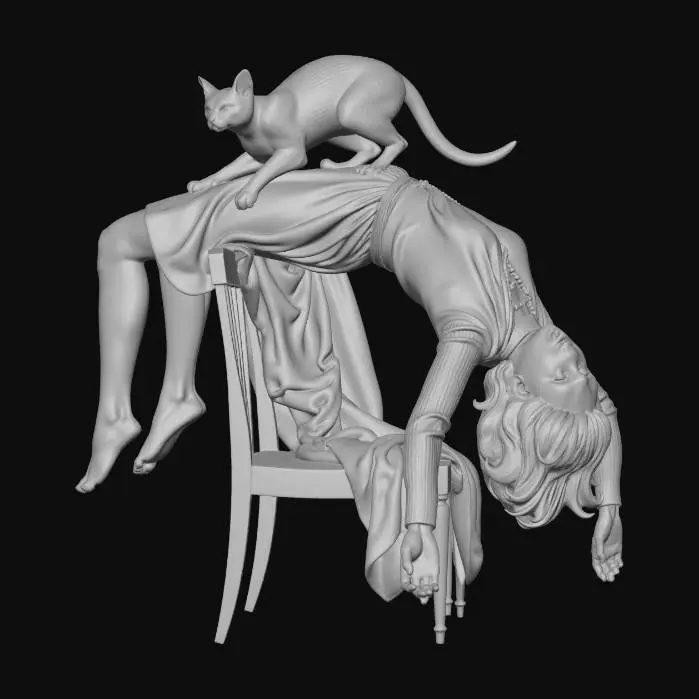 3D model for Bad Cat