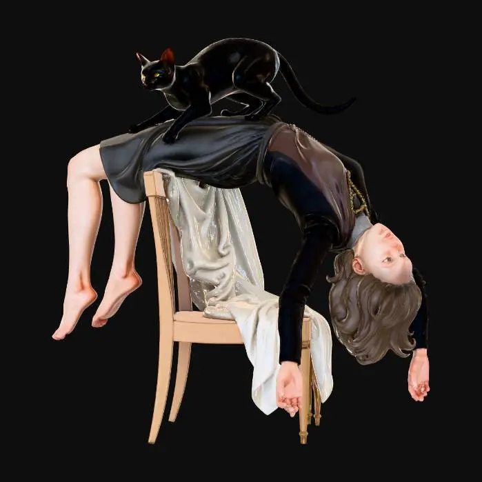 3D model for Bad Cat