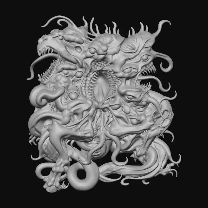3D model for Chthonic Abomination