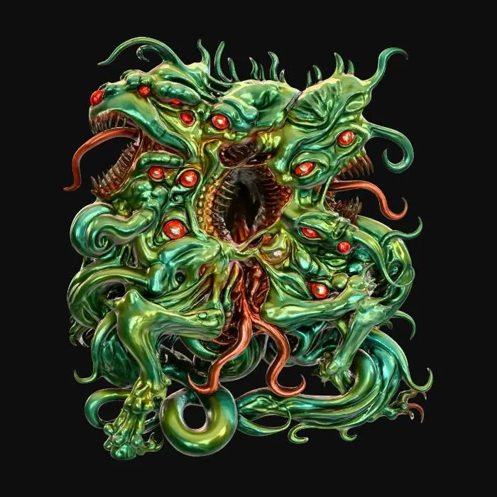 3D model for Chthonic Abomination