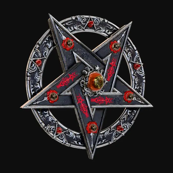 3D model for A pentagram