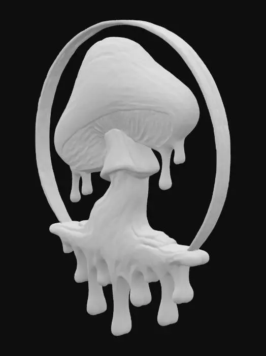 3D model for Psychedelic Drip, #emblem#