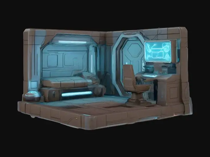 3D model for Futuristic Habitat Module