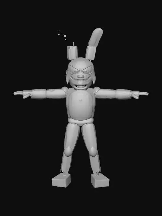 3D model for Springtrap (Piemations style)