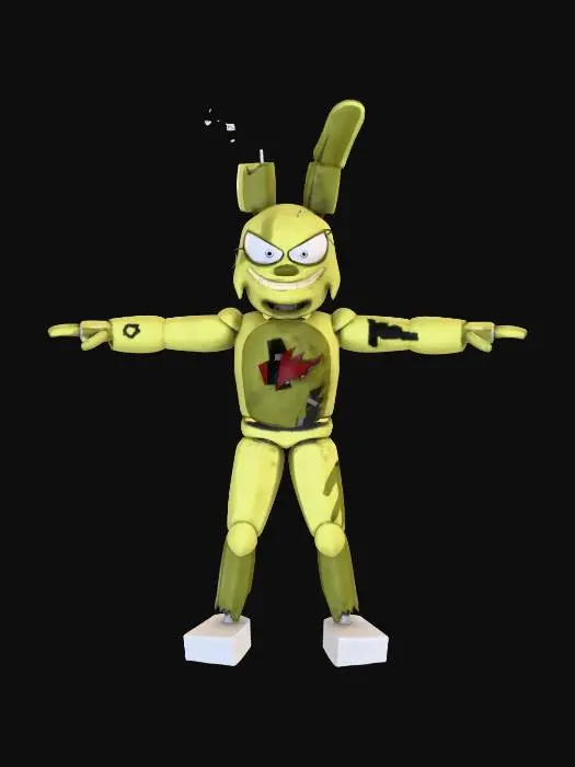 3D model for Springtrap (Piemations style)