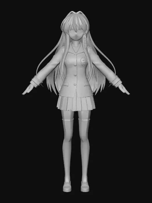 3D model for Kyou Fujibayashi