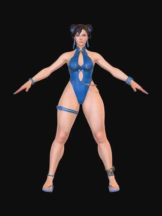 3D model for Chun-Li (Swimsuit)