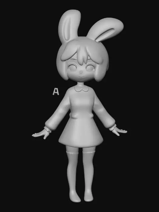 3D model for Anais