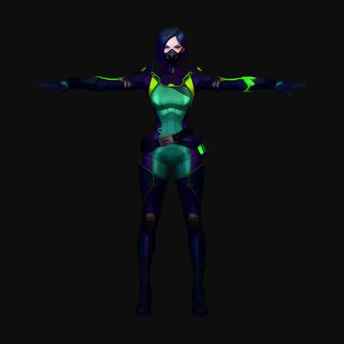 3D model for Viper (Valorant)