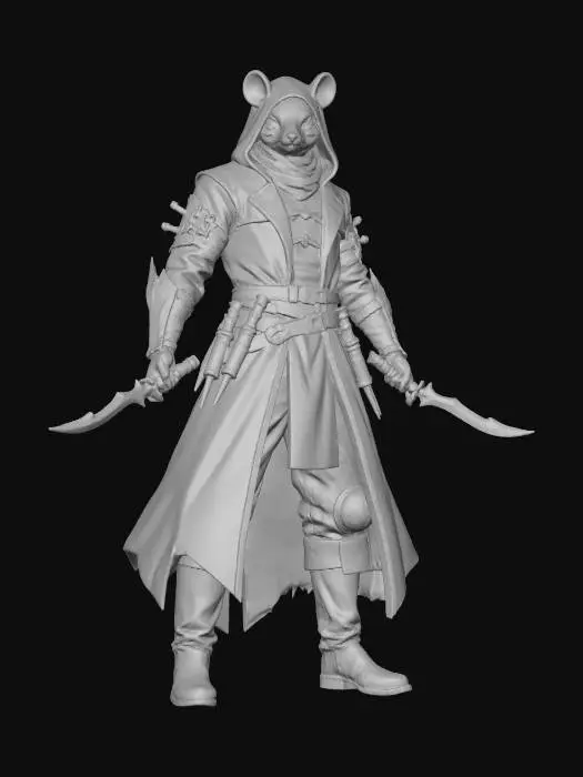 3D model for Shadow of the Rodent Samurai