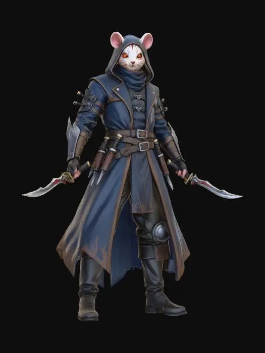 3D model for Shadow of the Rodent Samurai