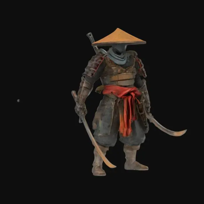 3D model for Shadow Samurai