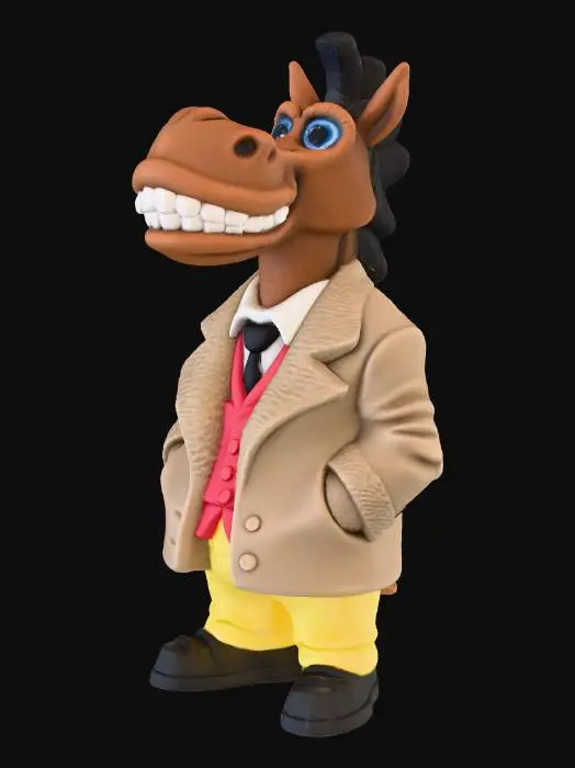 3D model for Dapper Horse Figure