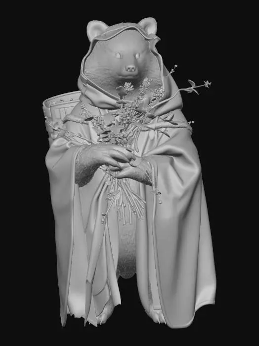 3D model for Friar Paws