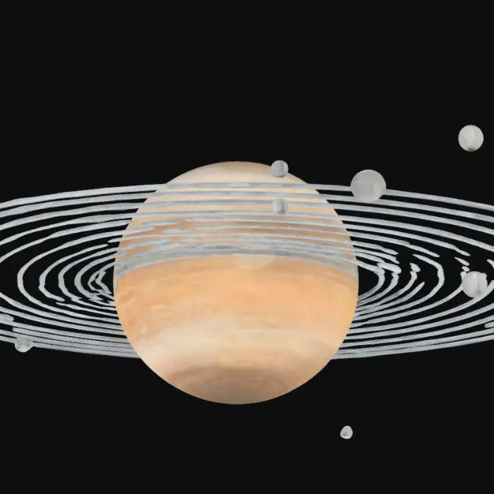 3D model for Saturn