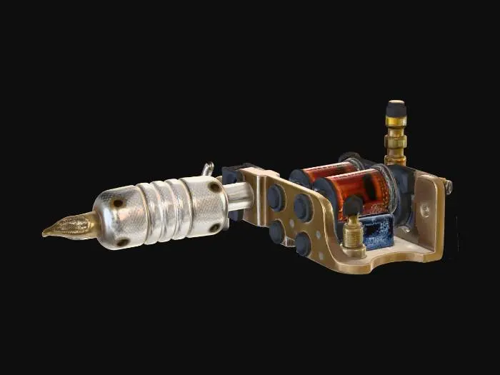 3D model for Tattoo Machine Retro