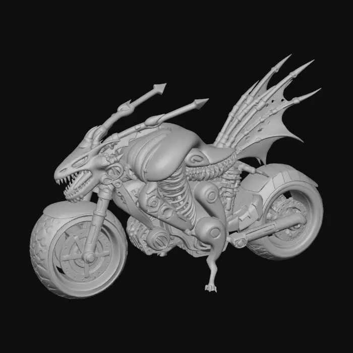 3D model for Dragon Moto